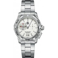 Tag Heuer Aquaracer White Dial Men's Alarm Watch WAP111Y-BA0831